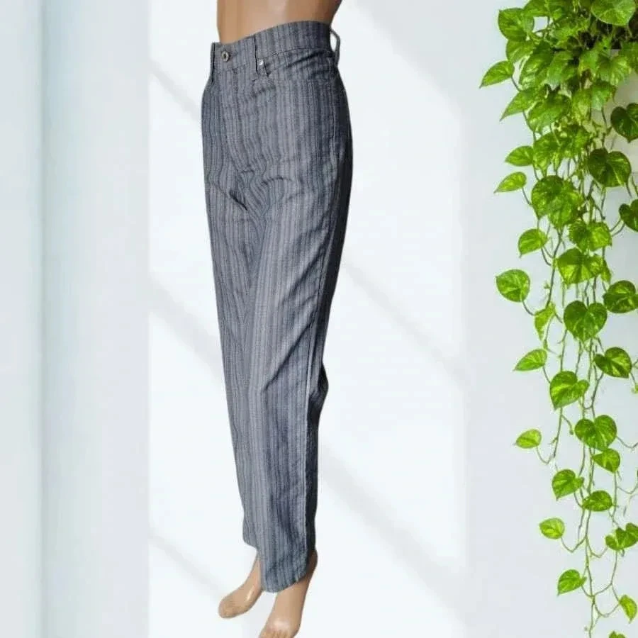 Lee Cooper Angel Pants – Straight Fit Striped -high waist - excellent condition – photo 6